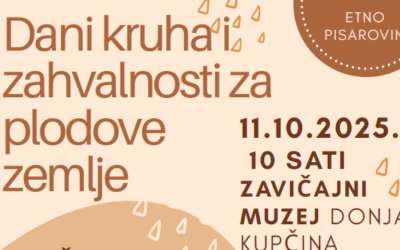 Poziv na Dane kruha i zahvalnosti za plodove zemlje