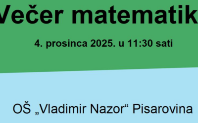 Poziv na Večer matematike