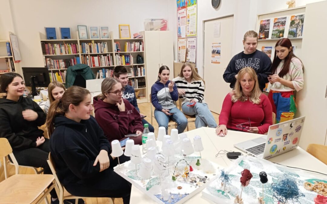 eTwinning projekt Green Pages – video poziv s učenicima iz partnerskih škola